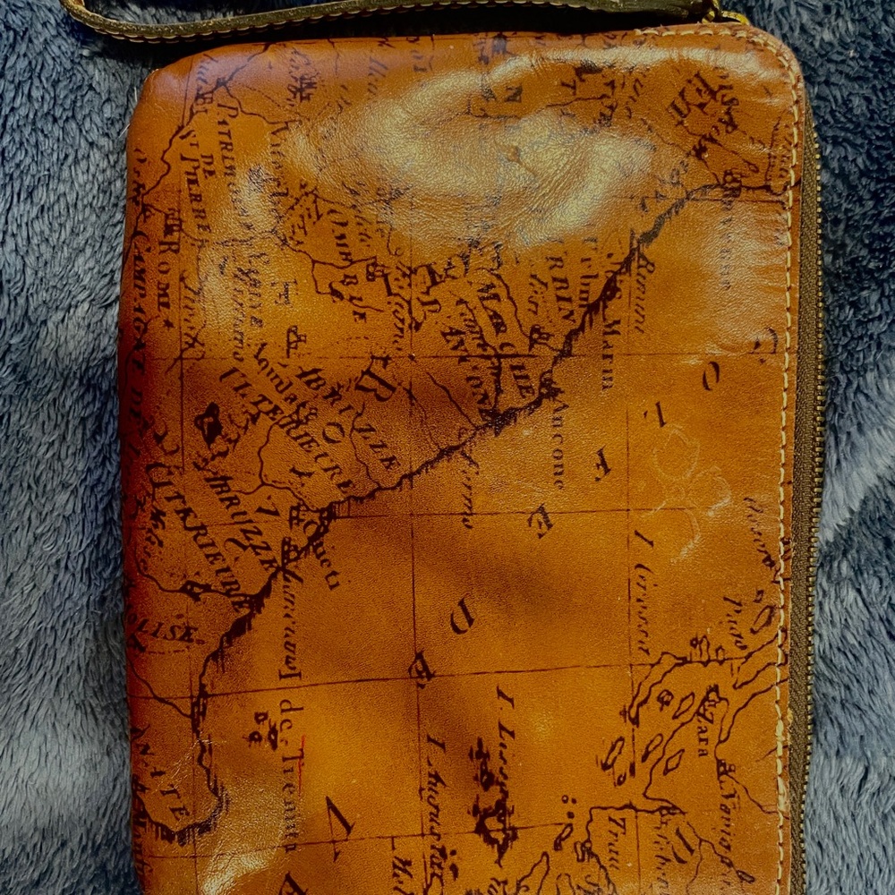 Vintage Map  Patricia Nash Leather Women's  Bag
